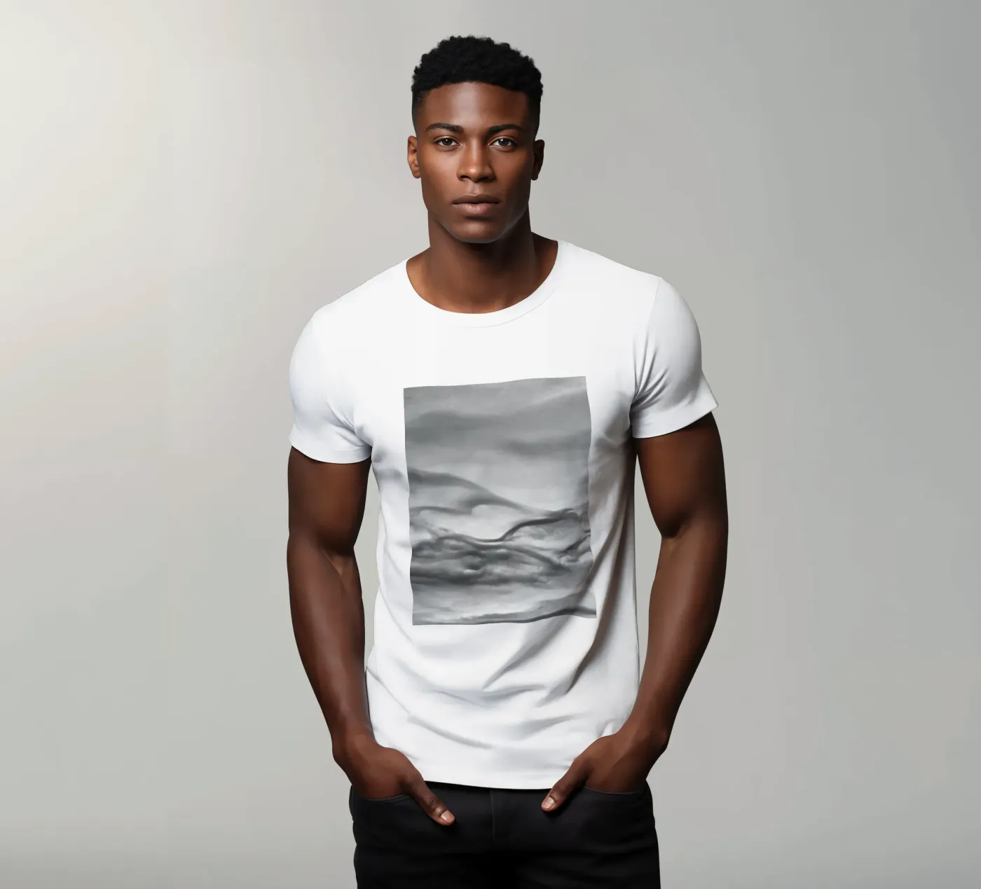 Modello a nuvola t-shirt da Fjöllart