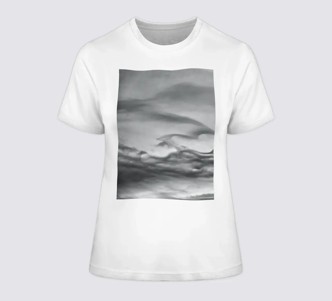 Cloud pattern t-shirt da donna da Fjöllart