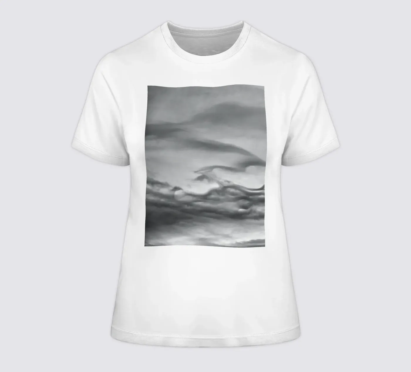 Modello a nuvola t-shirt da donna da Fjöllart