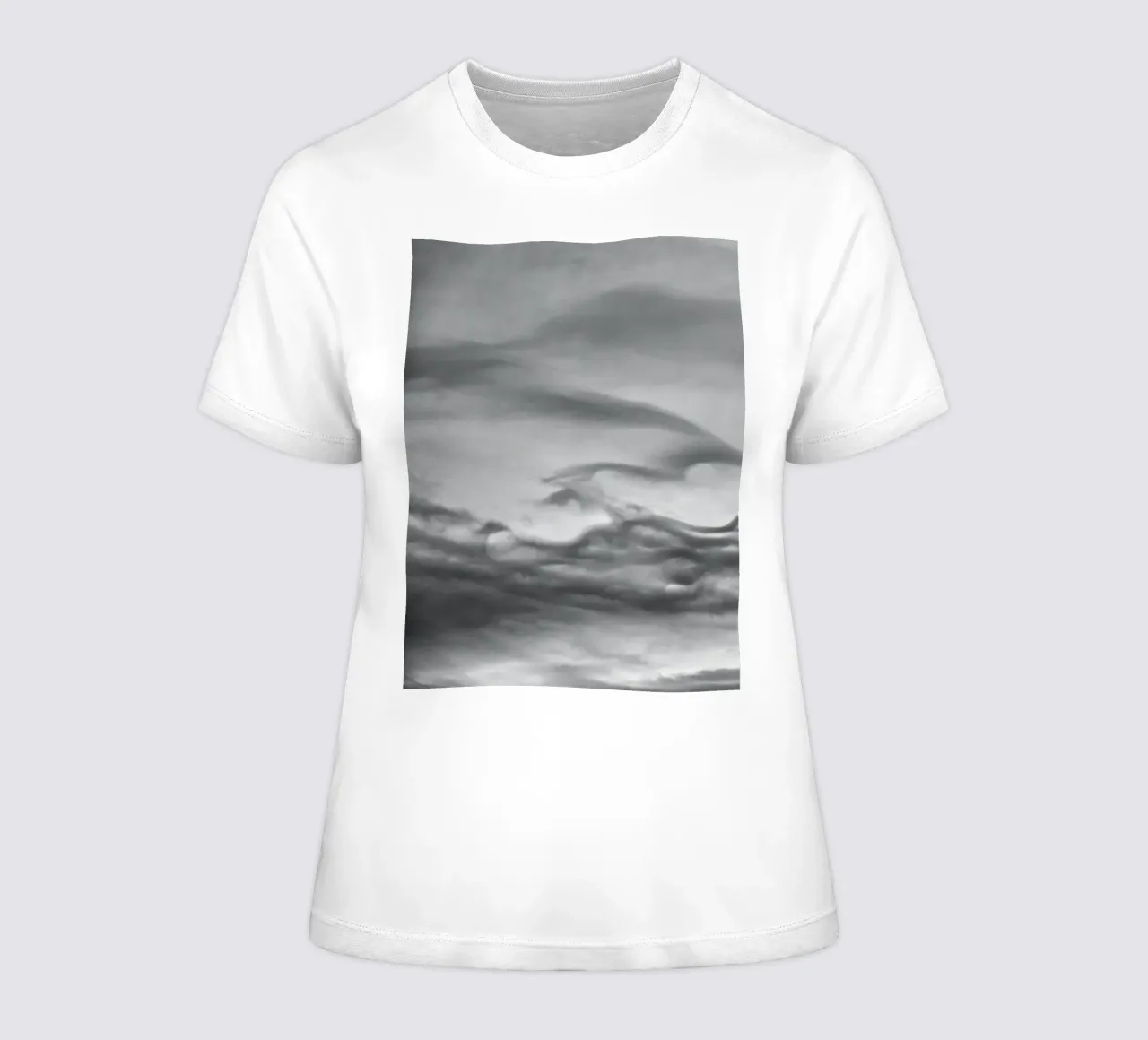 Cloud pattern t-shirt da donna da Fjöllart