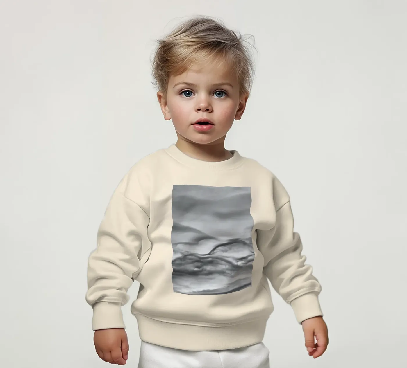 Motif de nuages sweat pour bébé de Fjöllart