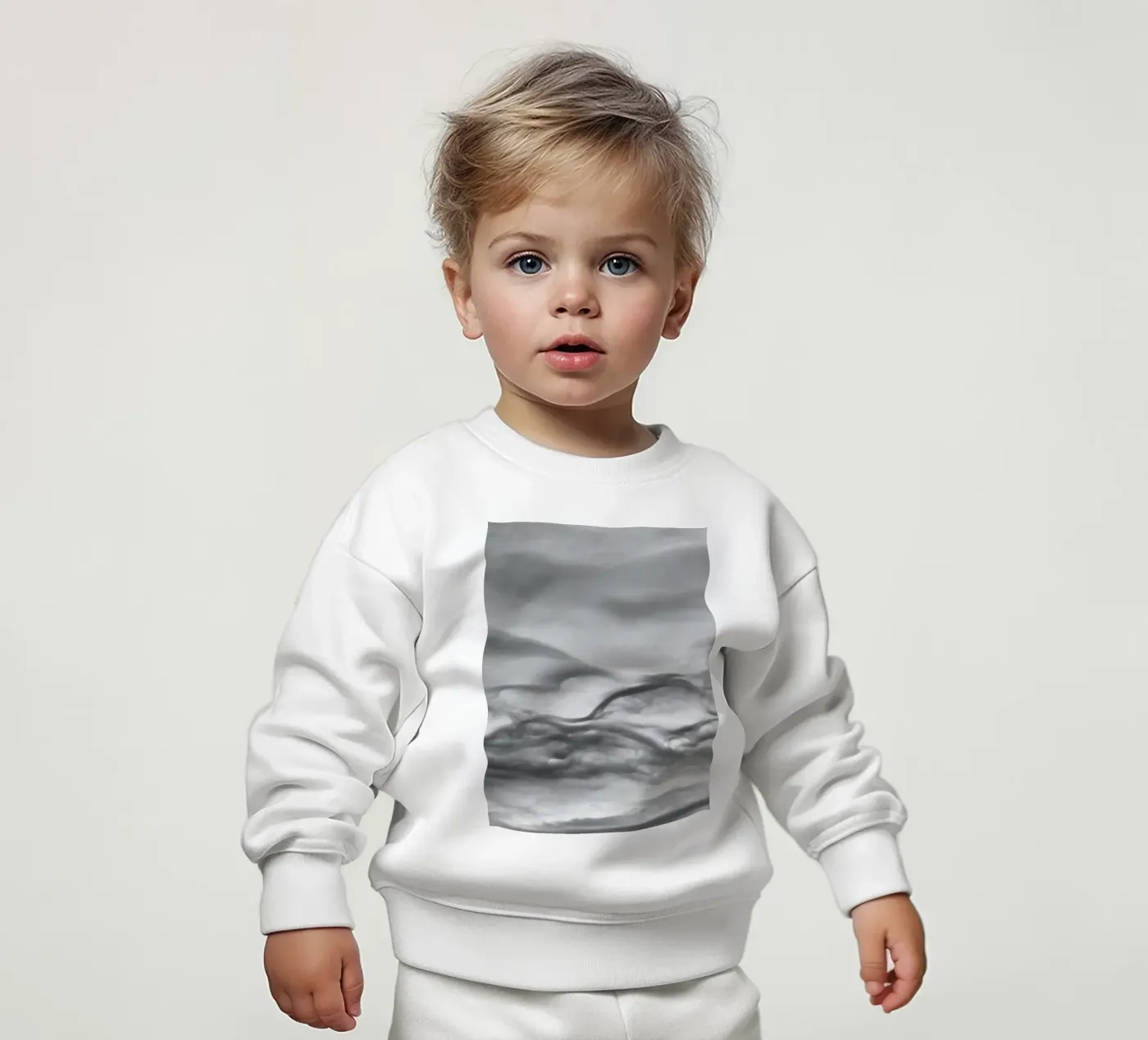 Motif de nuages sweat pour bébé de Fjöllart