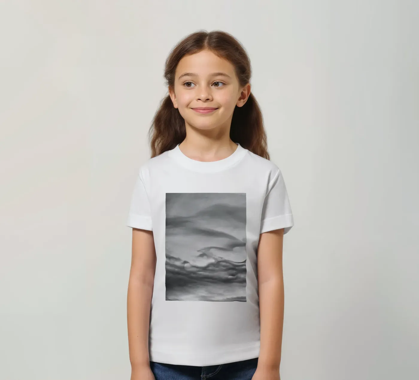 Cloud pattern t-shirt bambini da Fjöllart