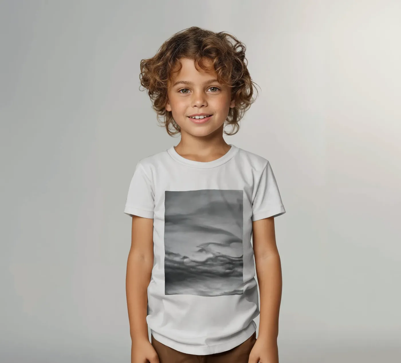 Cloud pattern t-shirt bambini da Fjöllart