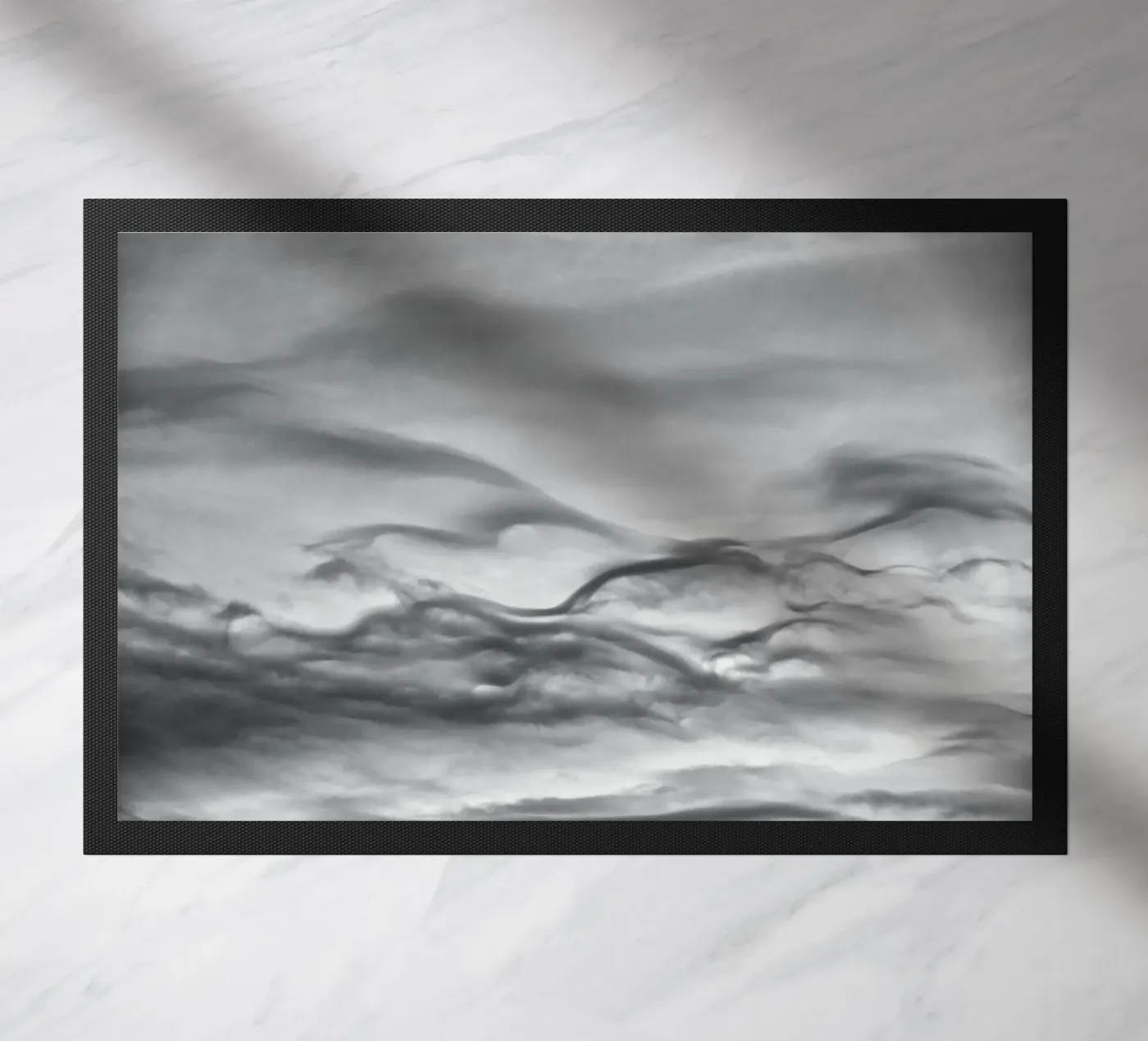 Wolkenmuster Fußmatte von Fjöllart