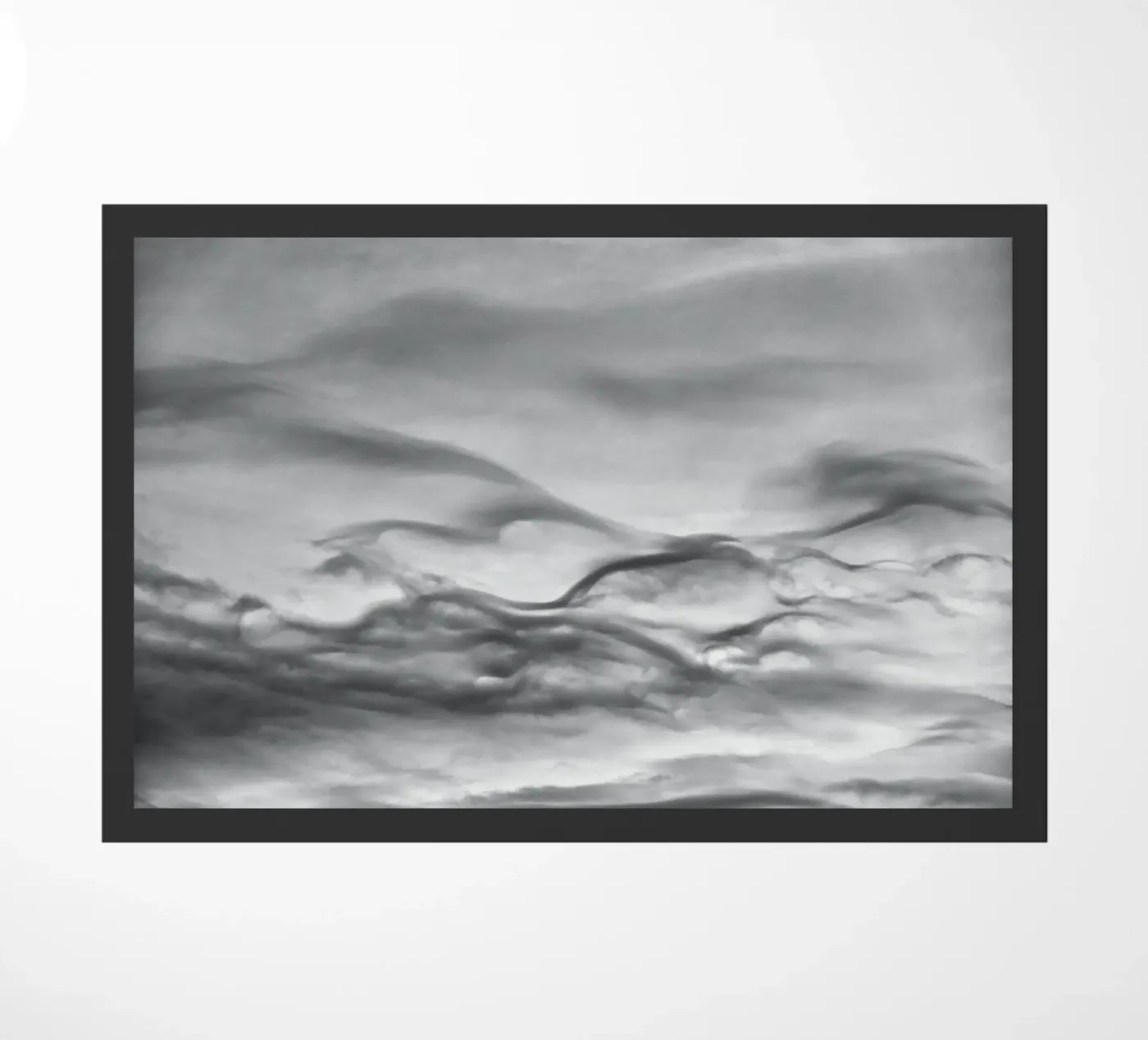 Cloud pattern doormat by Fjöllart