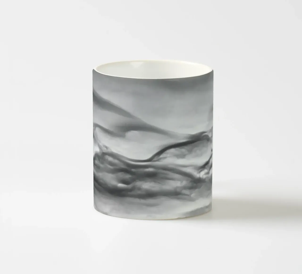 Cloud pattern ceramic mug by Fjöllart