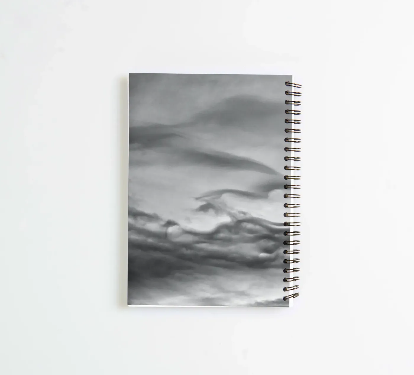 Cloud pattern spiral notebook by Fjöllart