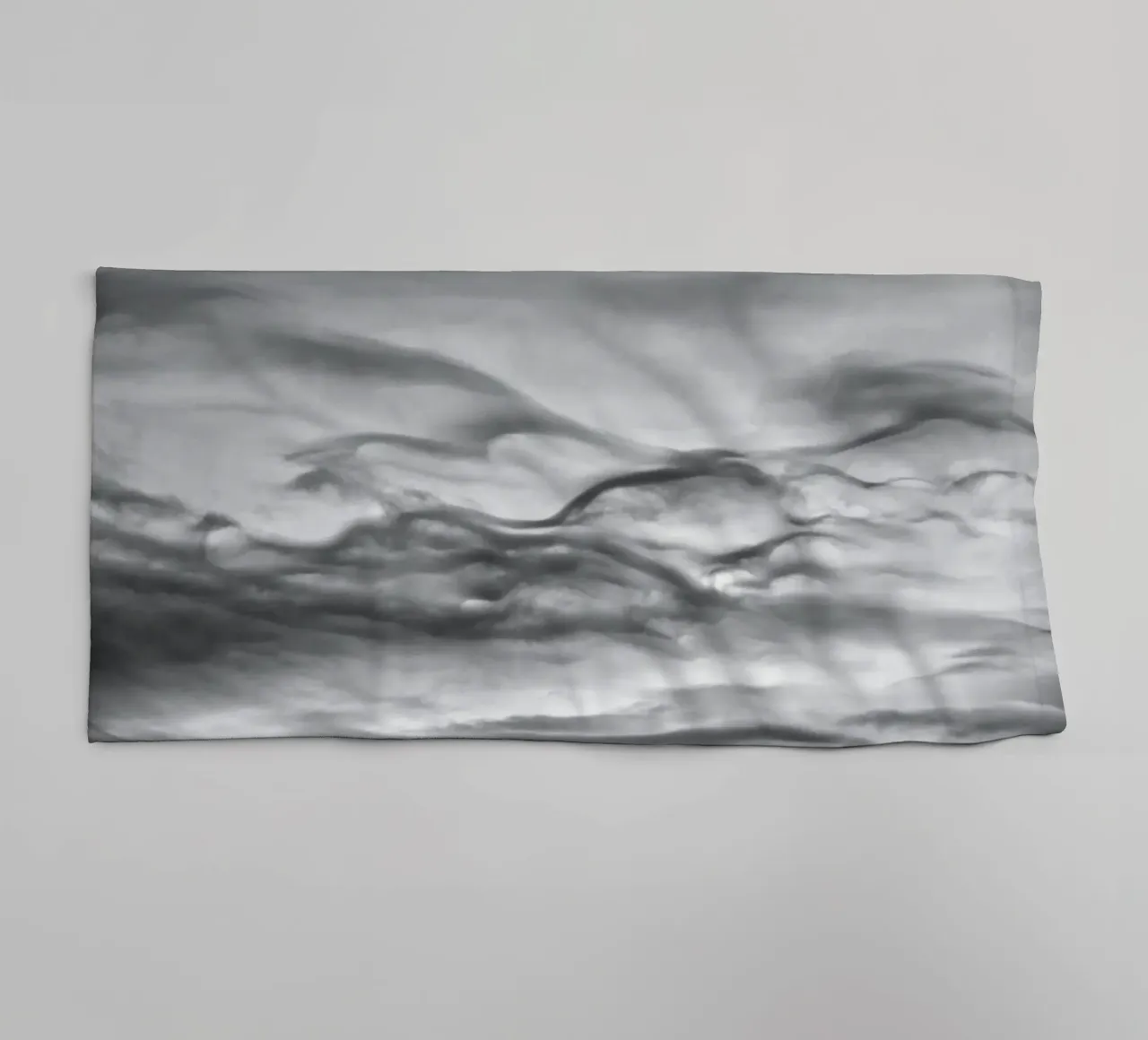 Cloud pattern towel by Fjöllart