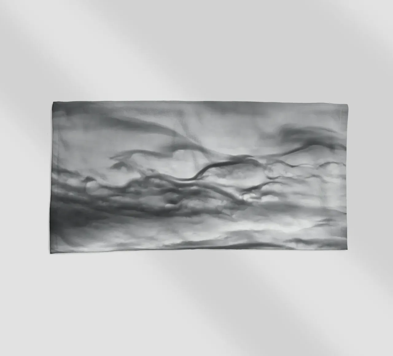 Cloud pattern beach towel by Fjöllart