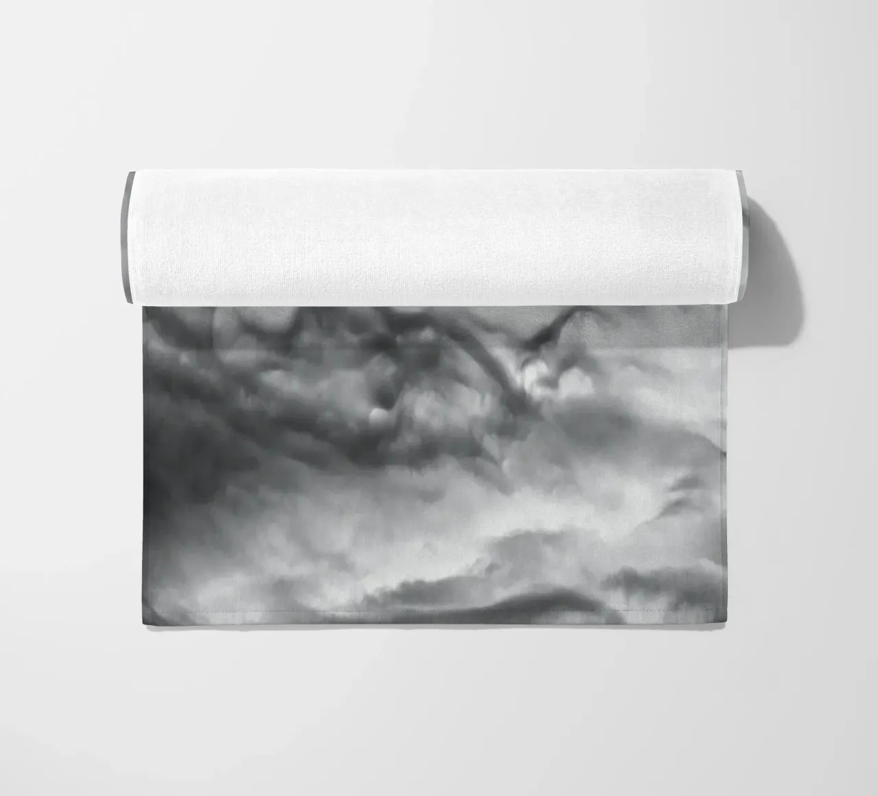 Cloud pattern beach towel by Fjöllart