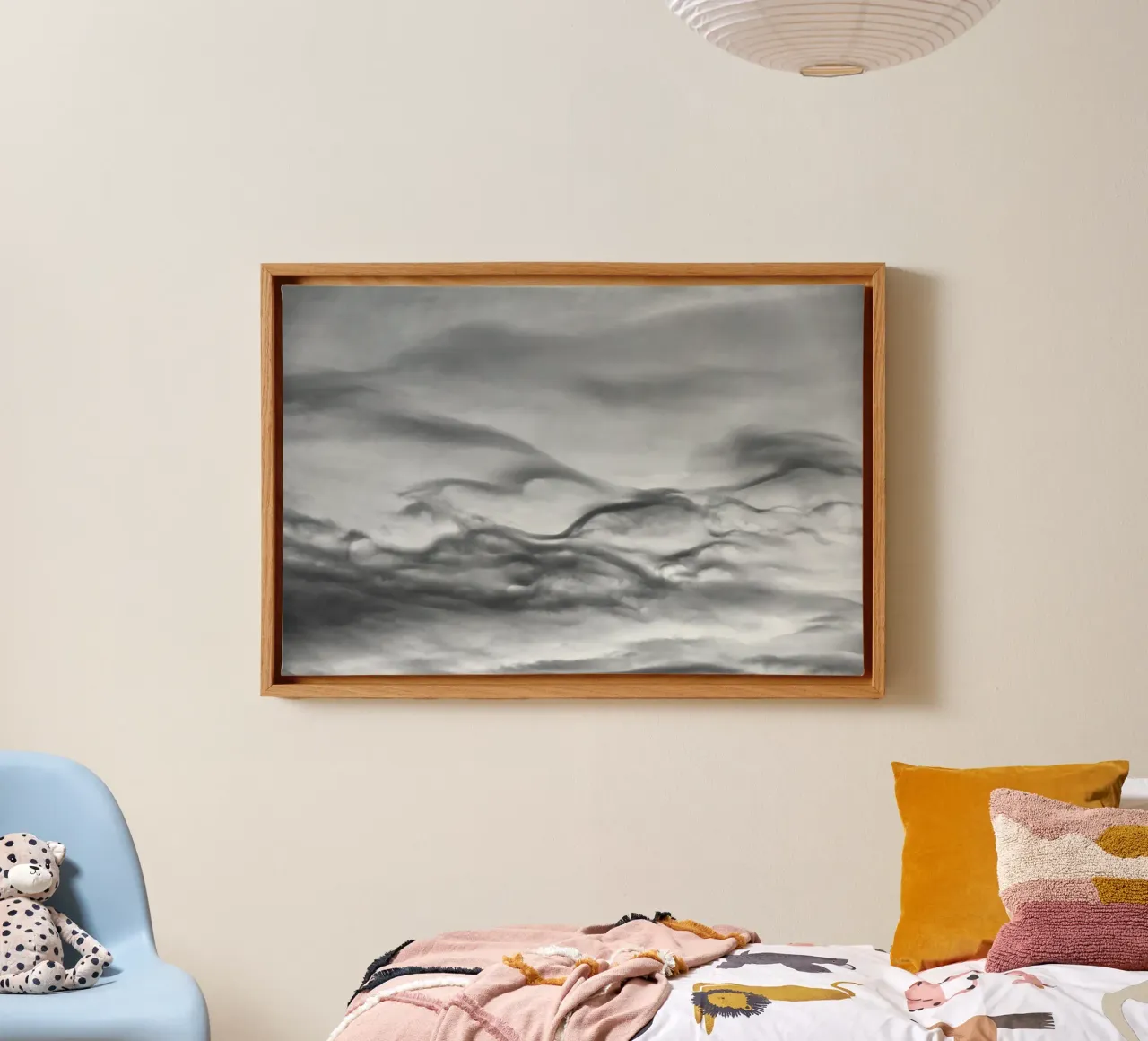 Cloud pattern canvas by Fjöllart