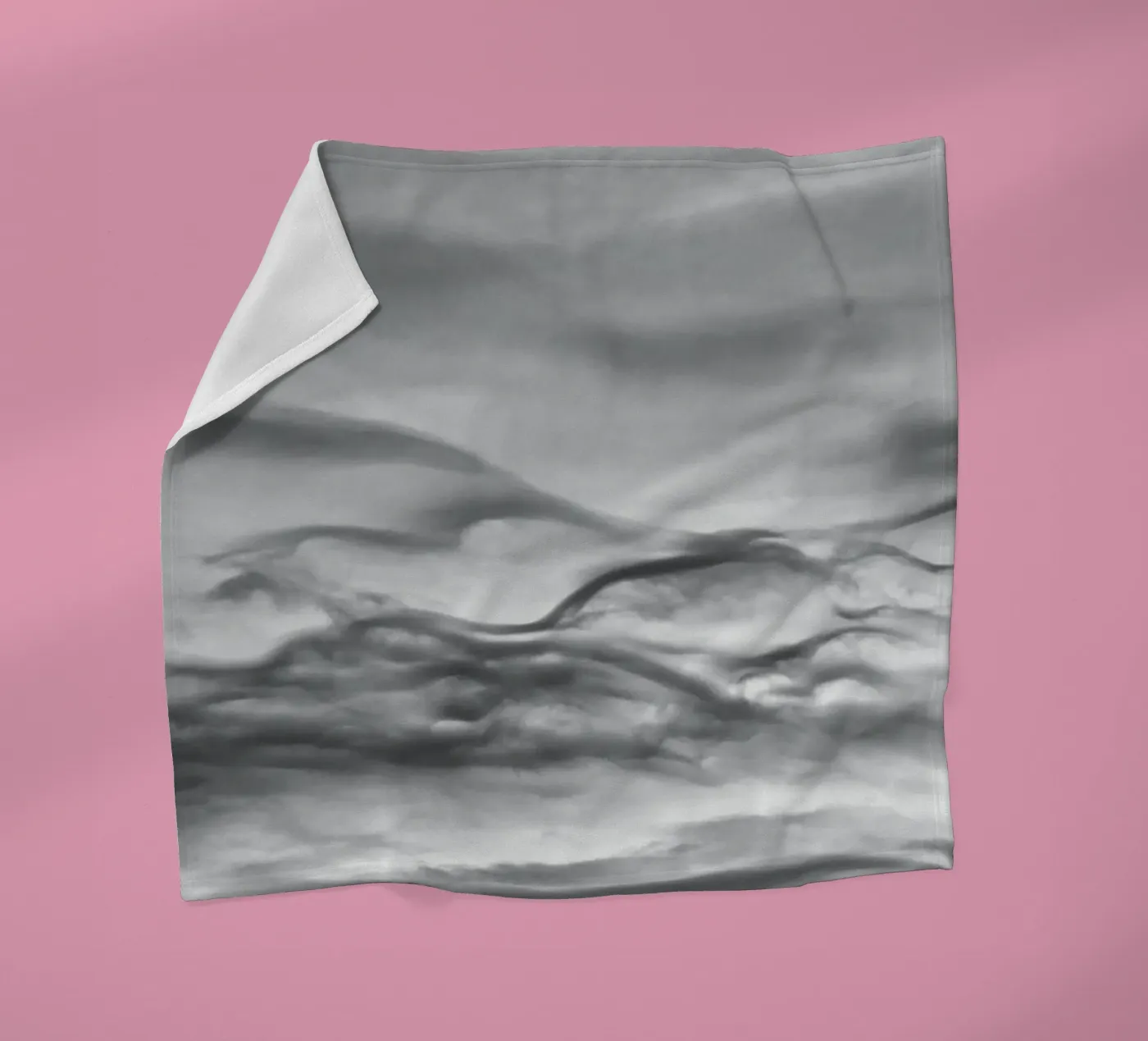 Motif de nuages plaid polaire de Fjöllart