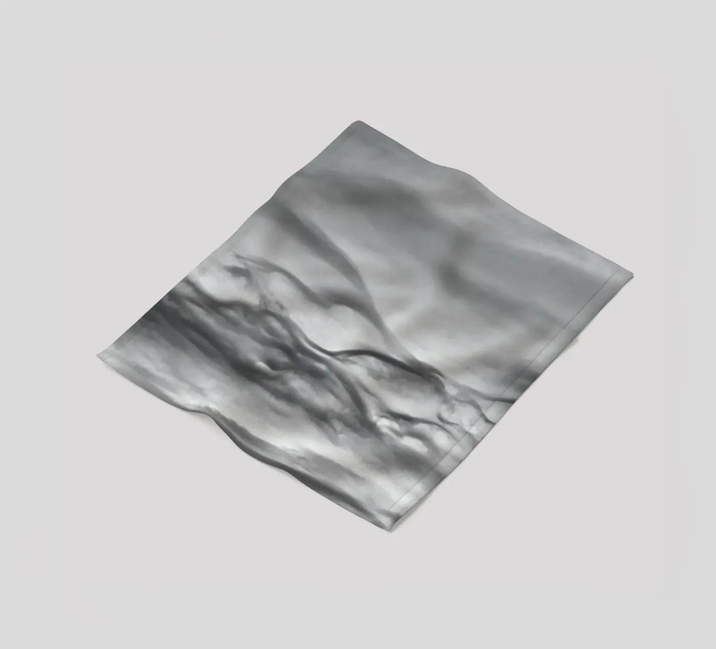 Motif de nuages plaid polaire de Fjöllart