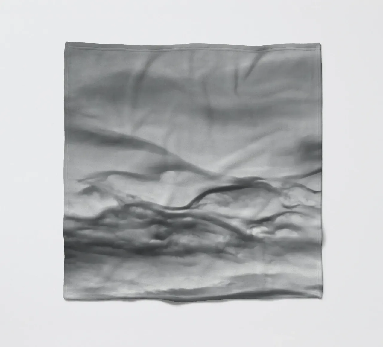 Cloud pattern fleece blanket by Fjöllart