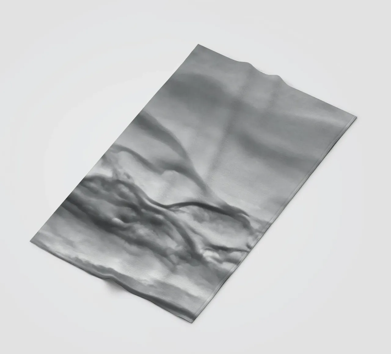 Cloud pattern fleece blanket by Fjöllart