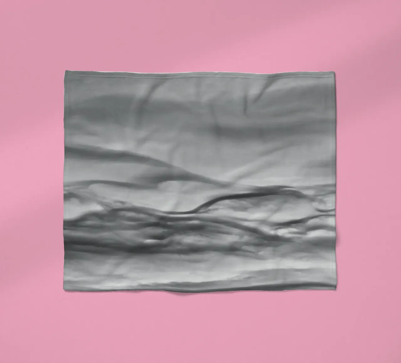 Cloud pattern fleece blanket by Fjöllart