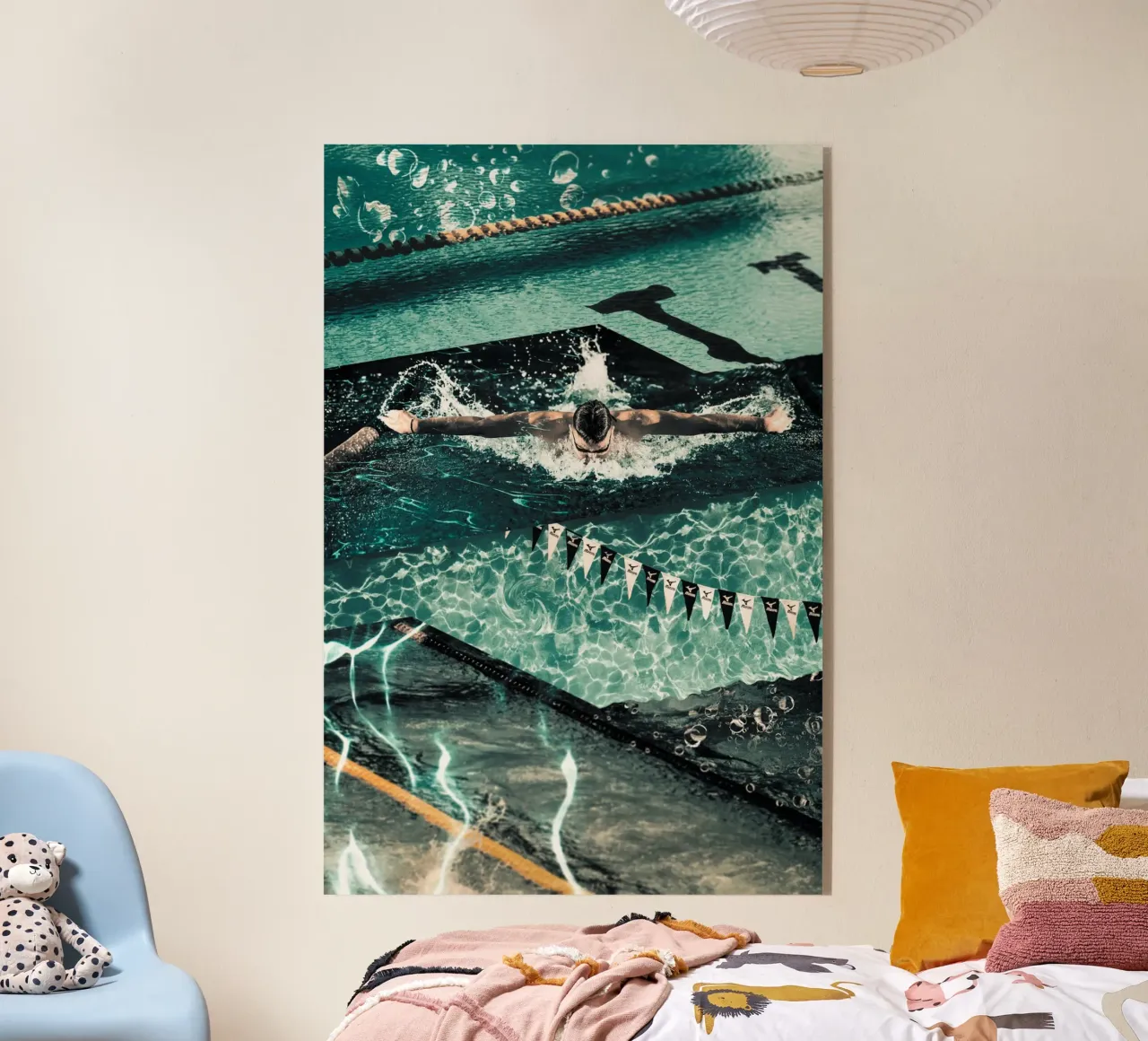 Flow State - Swimming plexiglass da athlete.art