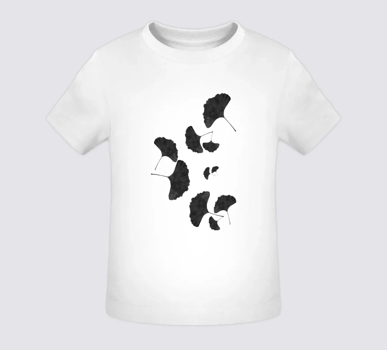 Foglie di ginkgo in bianco e nero I maglietta neonato da Orara Studio