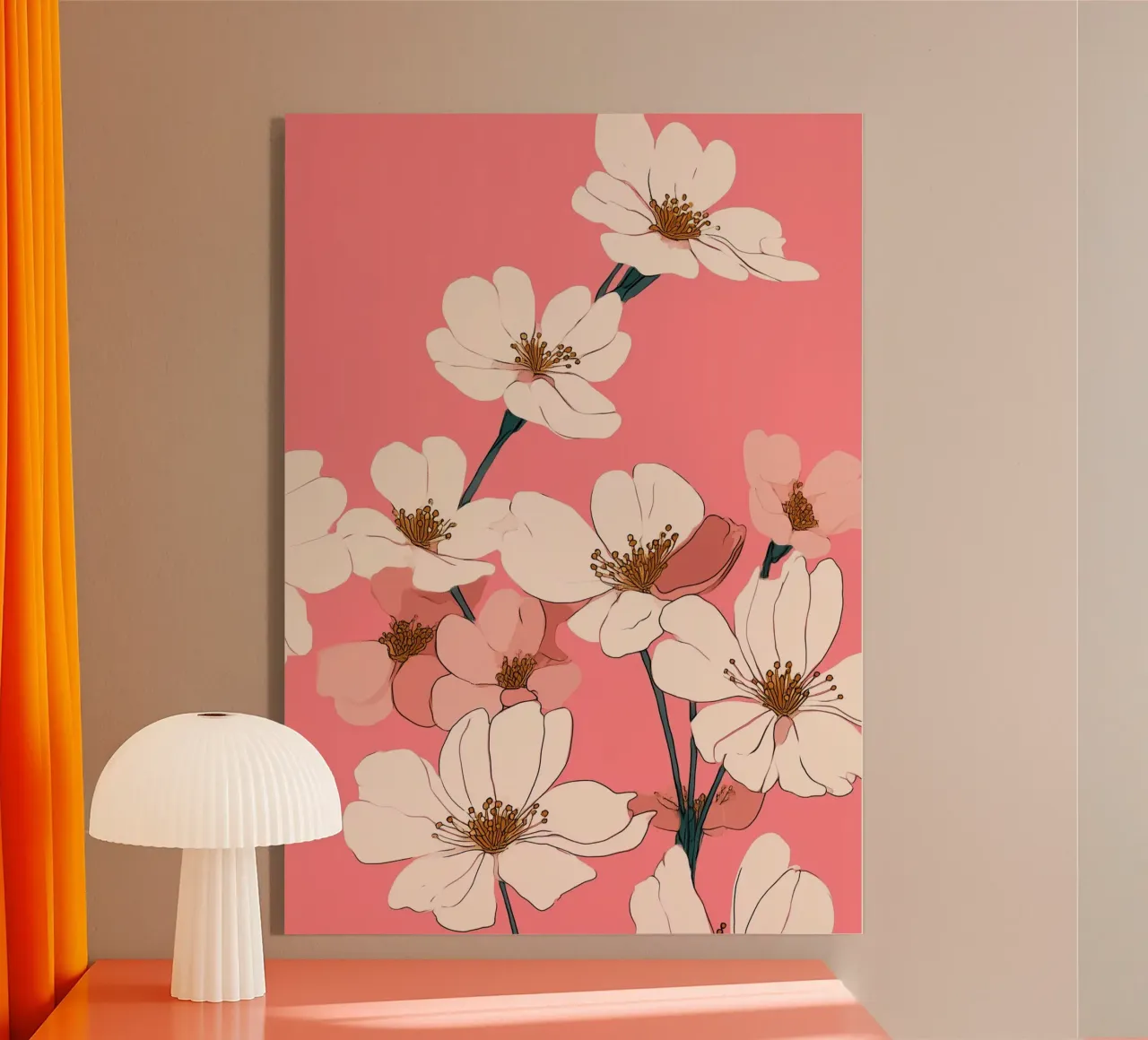 Blush Bloom plexiglass da Amelie Rose