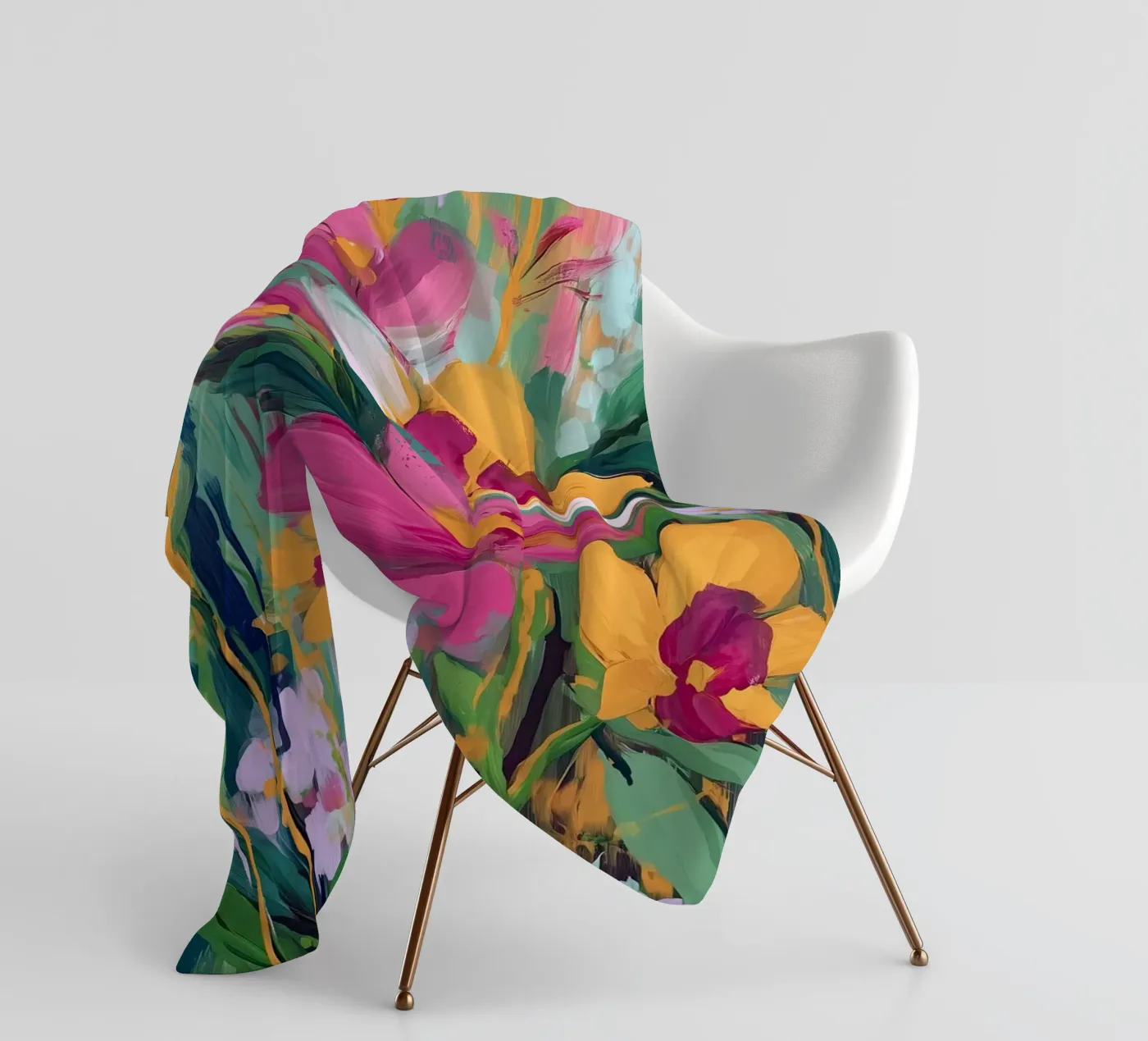 Wild Bloom Fleecedecke von Amelie Rose