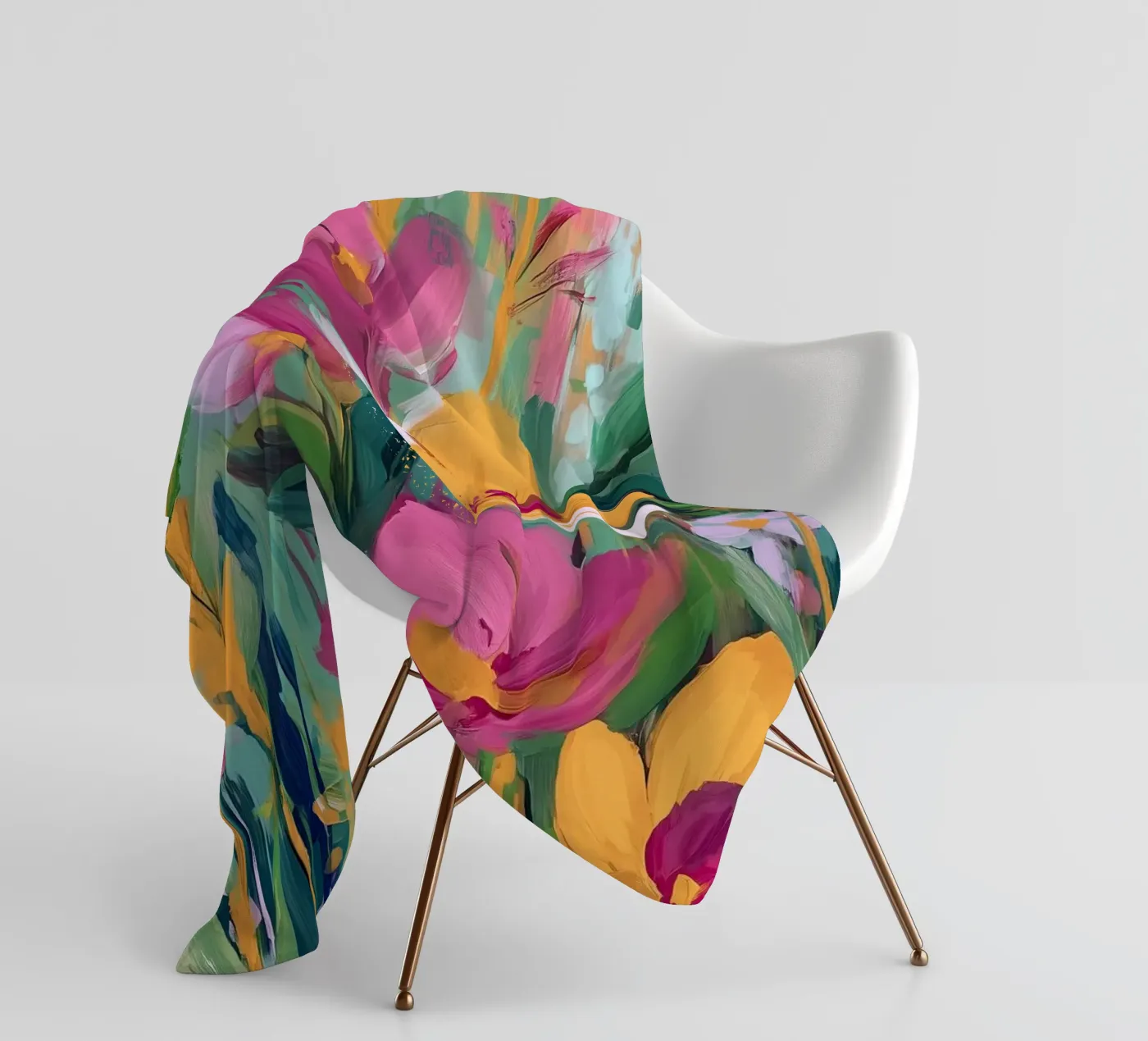 Wild Bloom Fleecedecke von Amelie Rose