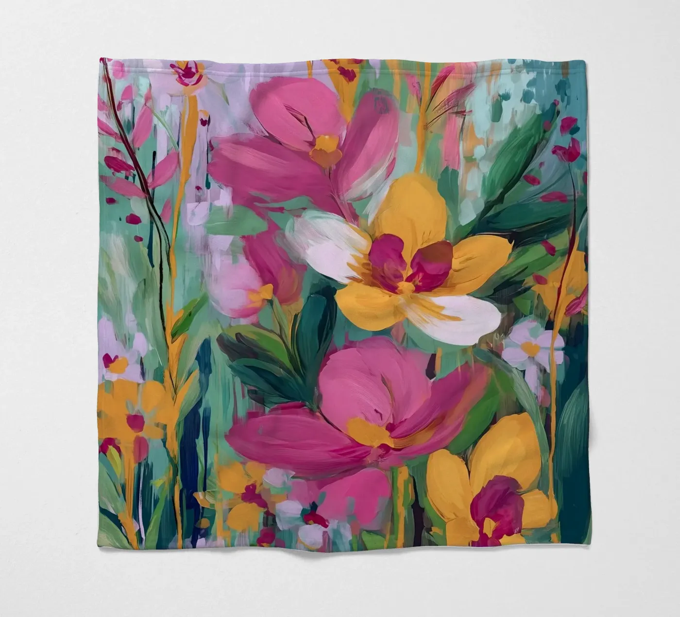 Wild Bloom Fleecedecke von Amelie Rose