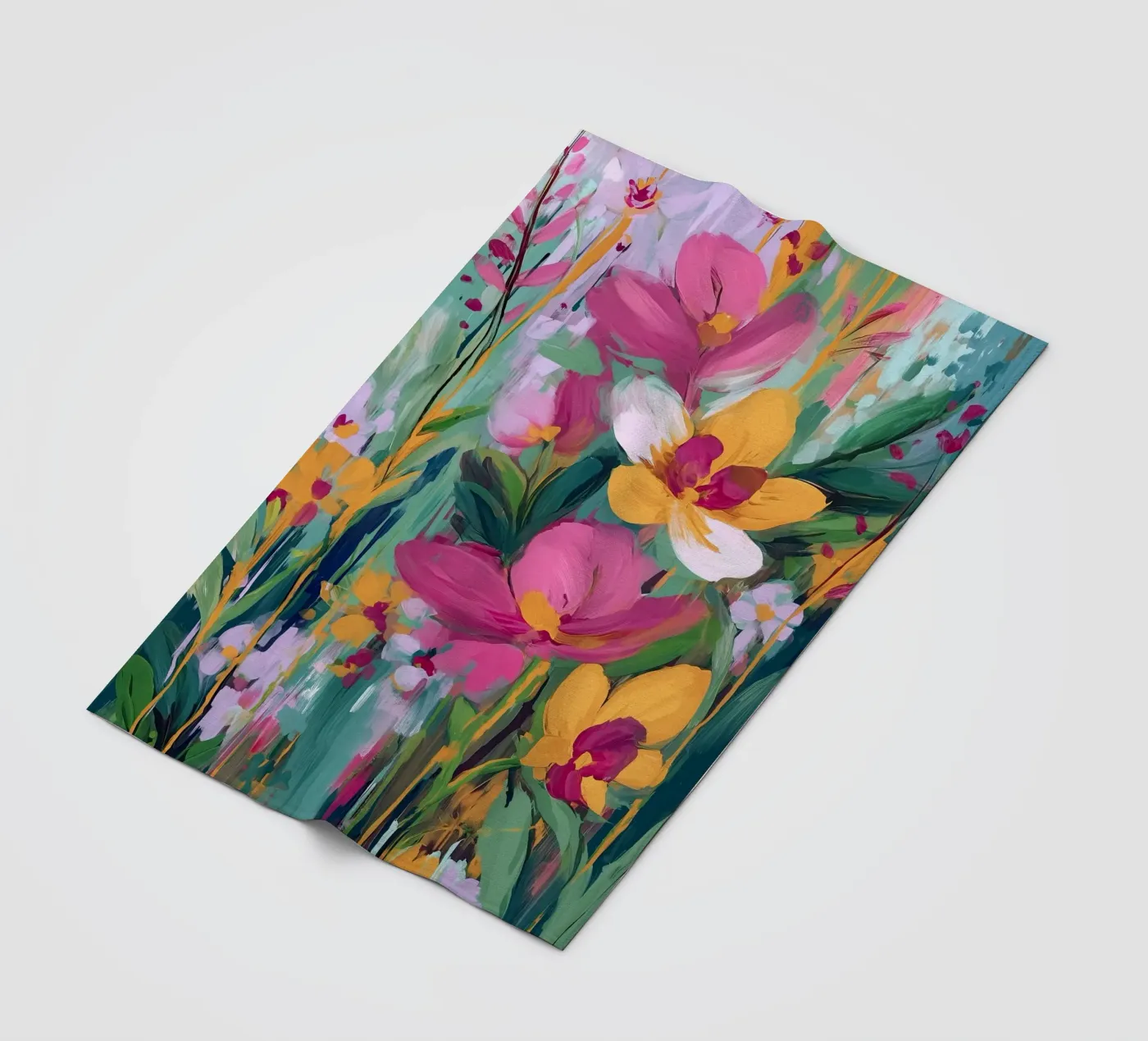 Wild Bloom Fleecedecke von Amelie Rose
