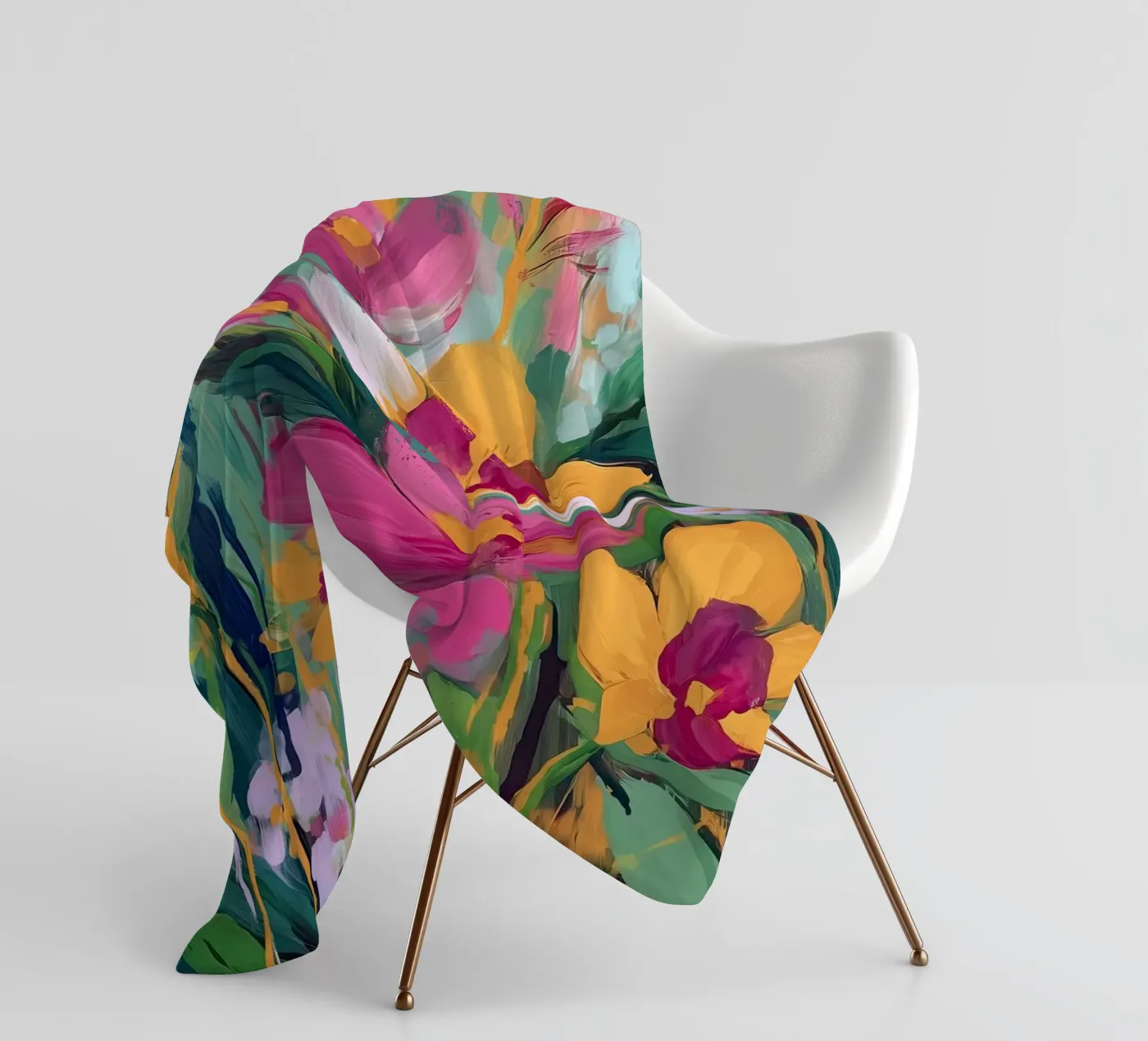 Wild Bloom Fleecedecke von Amelie Rose