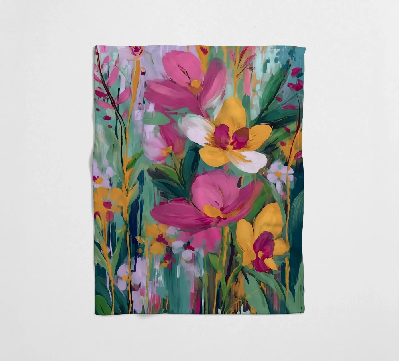 Wild Bloom Fleecedecke von Amelie Rose