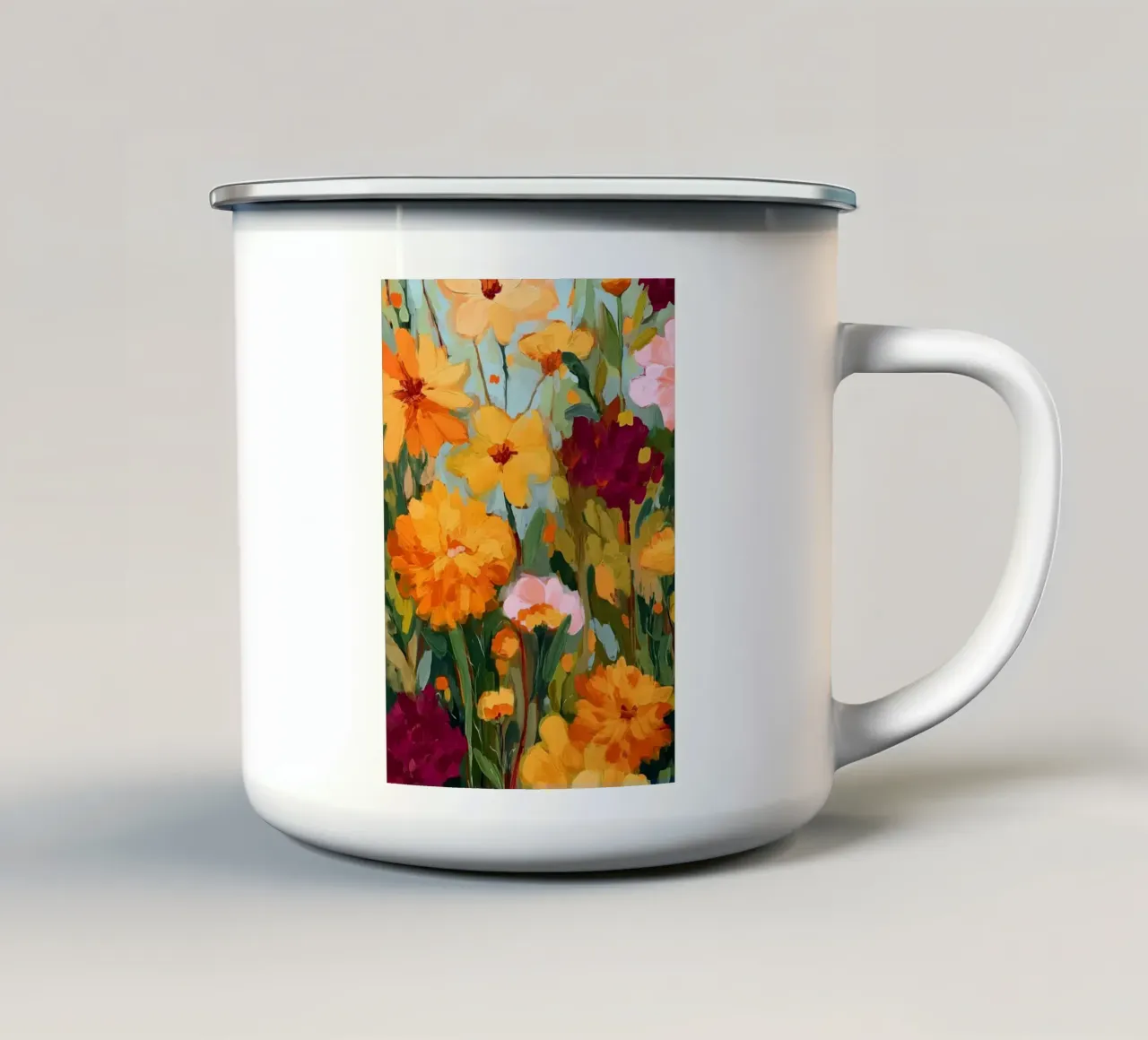 Fields of Gold tazza in smalto da Amelie Rose