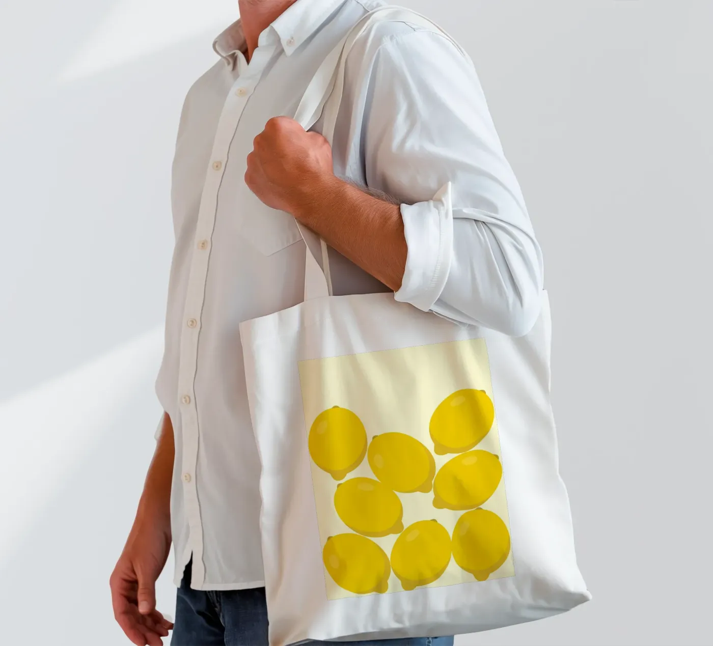 Lemon Stack Fresh tote bag by Studio Fun Boy