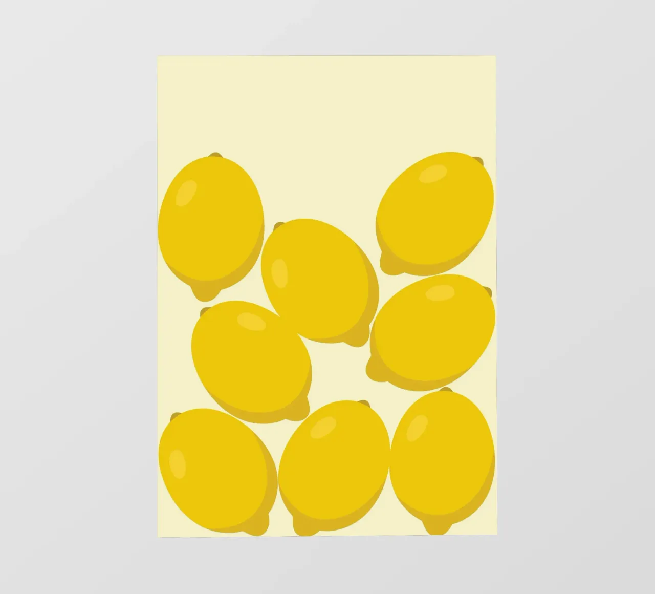 Lemon Stack Fresh fotobehang van Studio Fun Boy