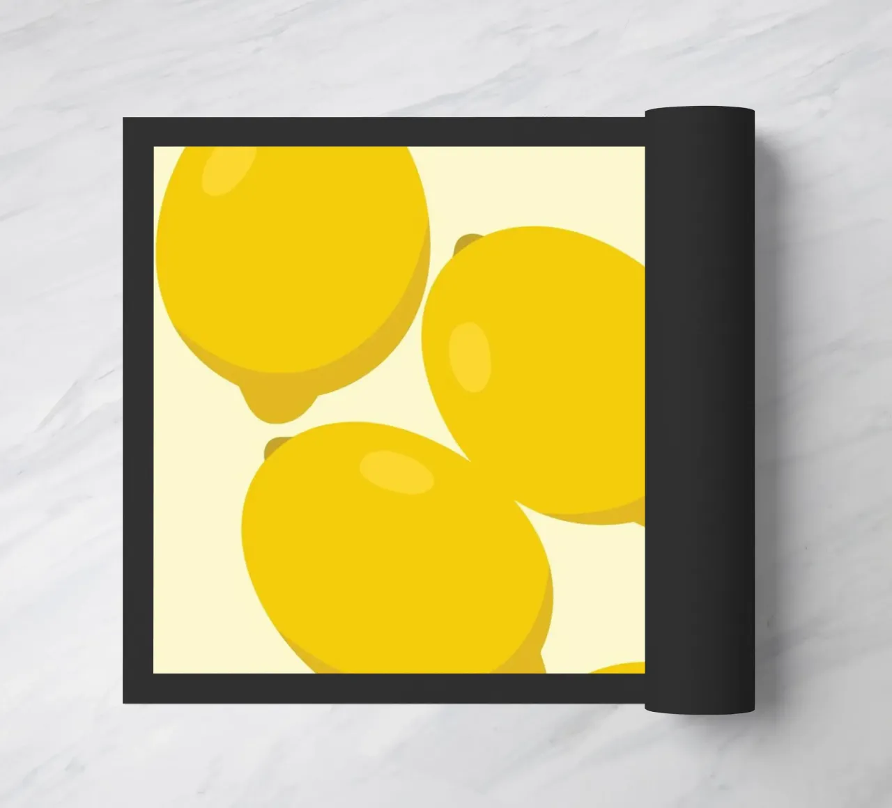 Lemon Stack Fresh deurmat van Studio Fun Boy