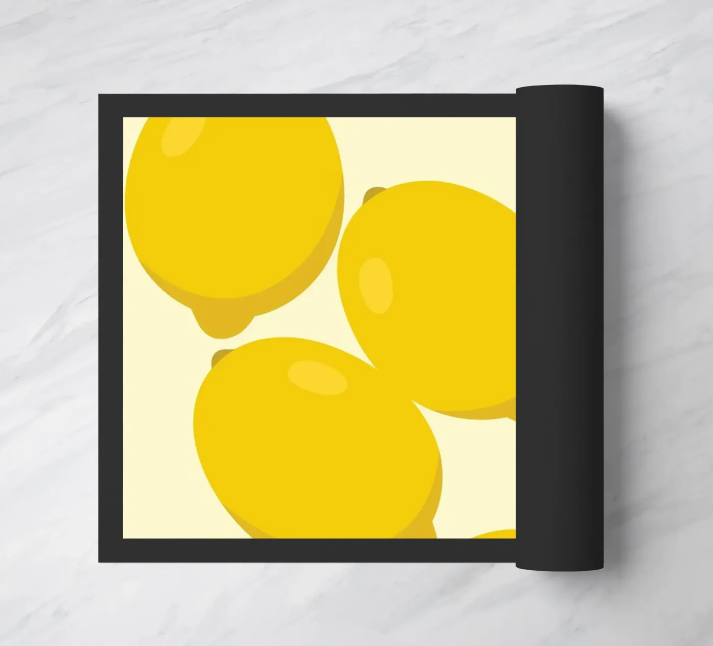 Zitronenstapel Frisch Fußmatte von Studio Fun Boy