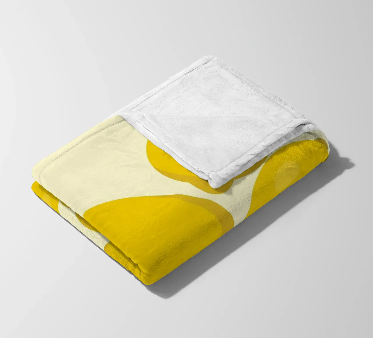 Lemon Stack Fresh fleece blanket by Studio Fun Boy