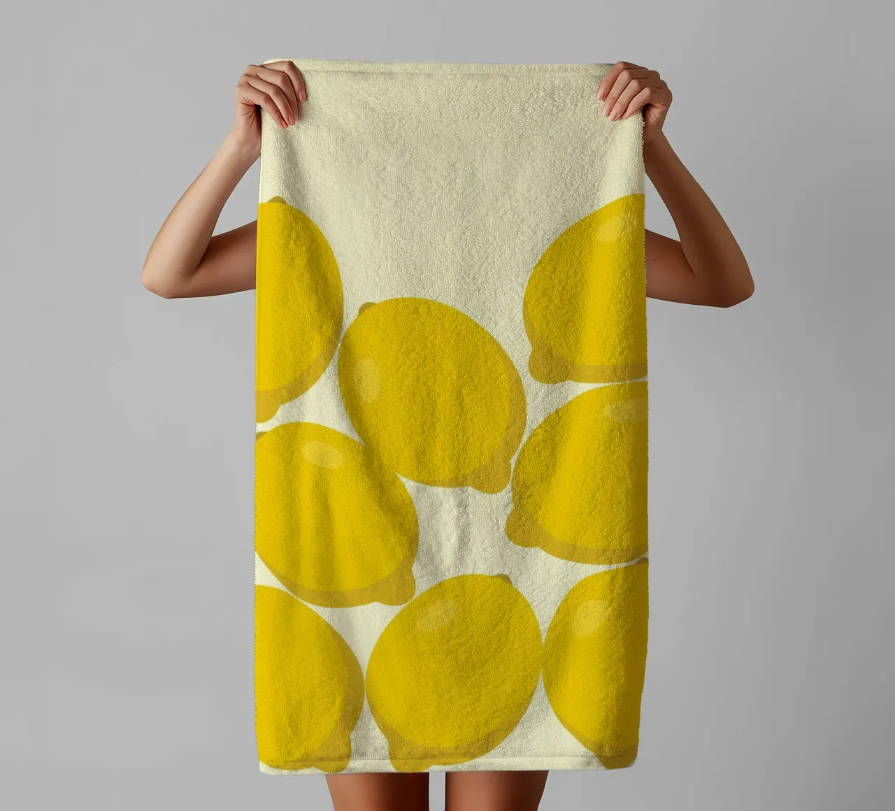 Lemon Stack Fresh towel by Studio Fun Boy