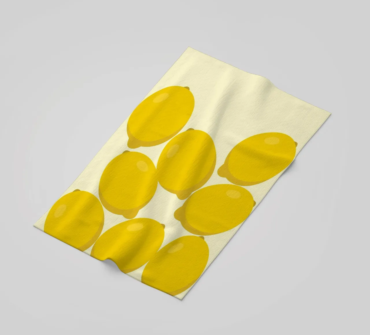 Lemon Stack Fresh strandhanddoek van Studio Fun Boy