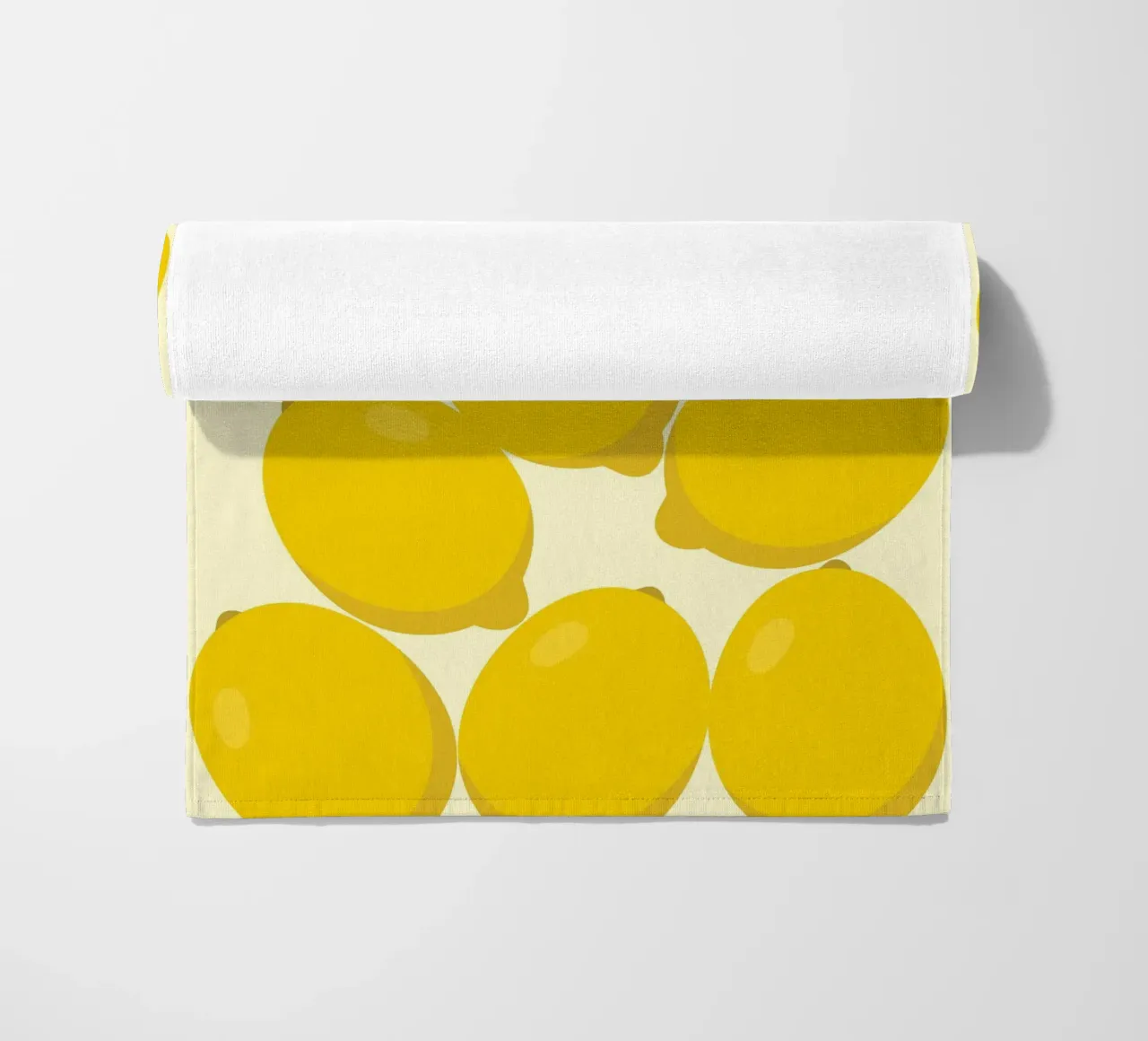 Lemon Stack Fresh strandhanddoek van Studio Fun Boy