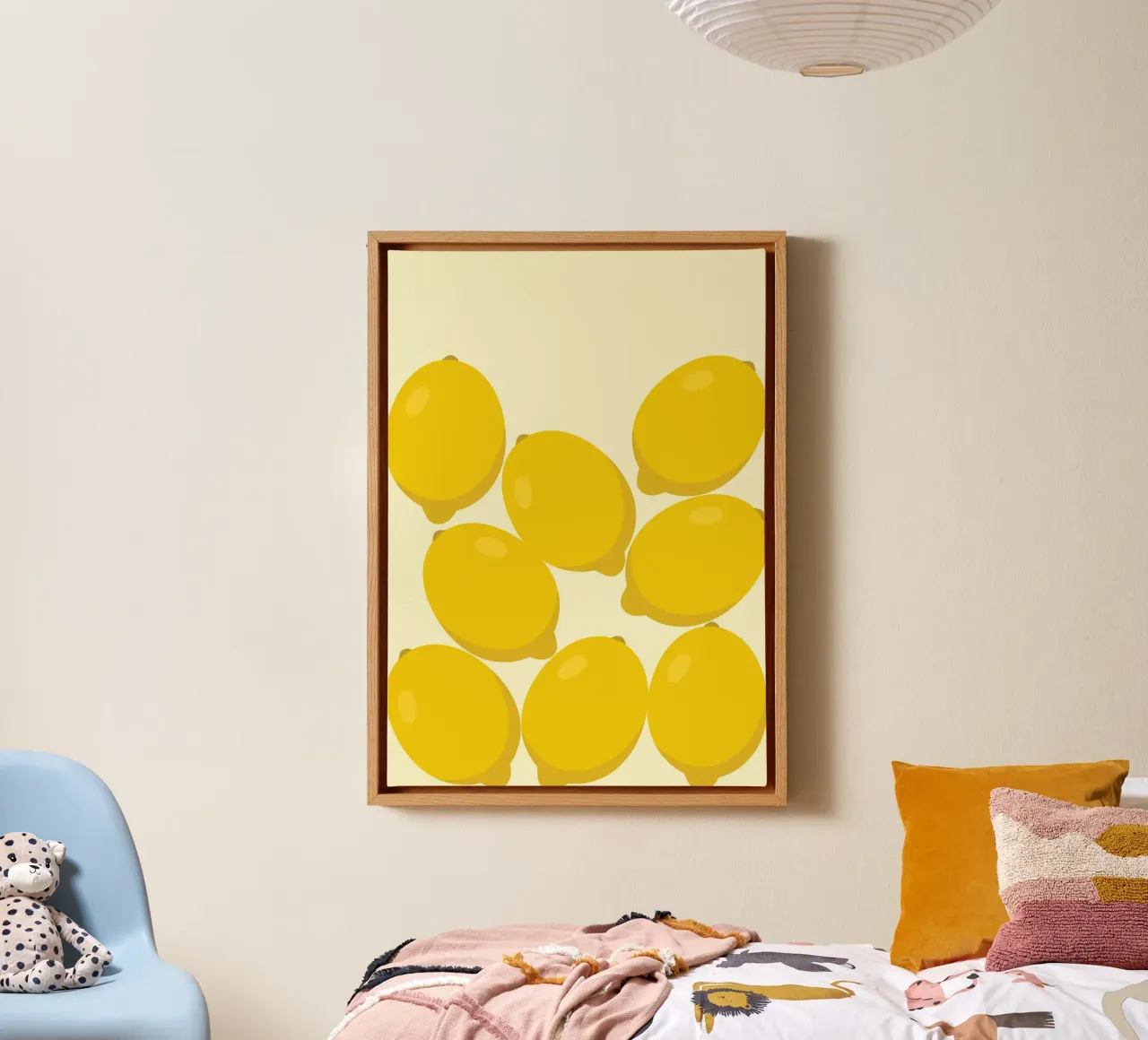 Lemon Stack Fresh canvas by Studio Fun Boy