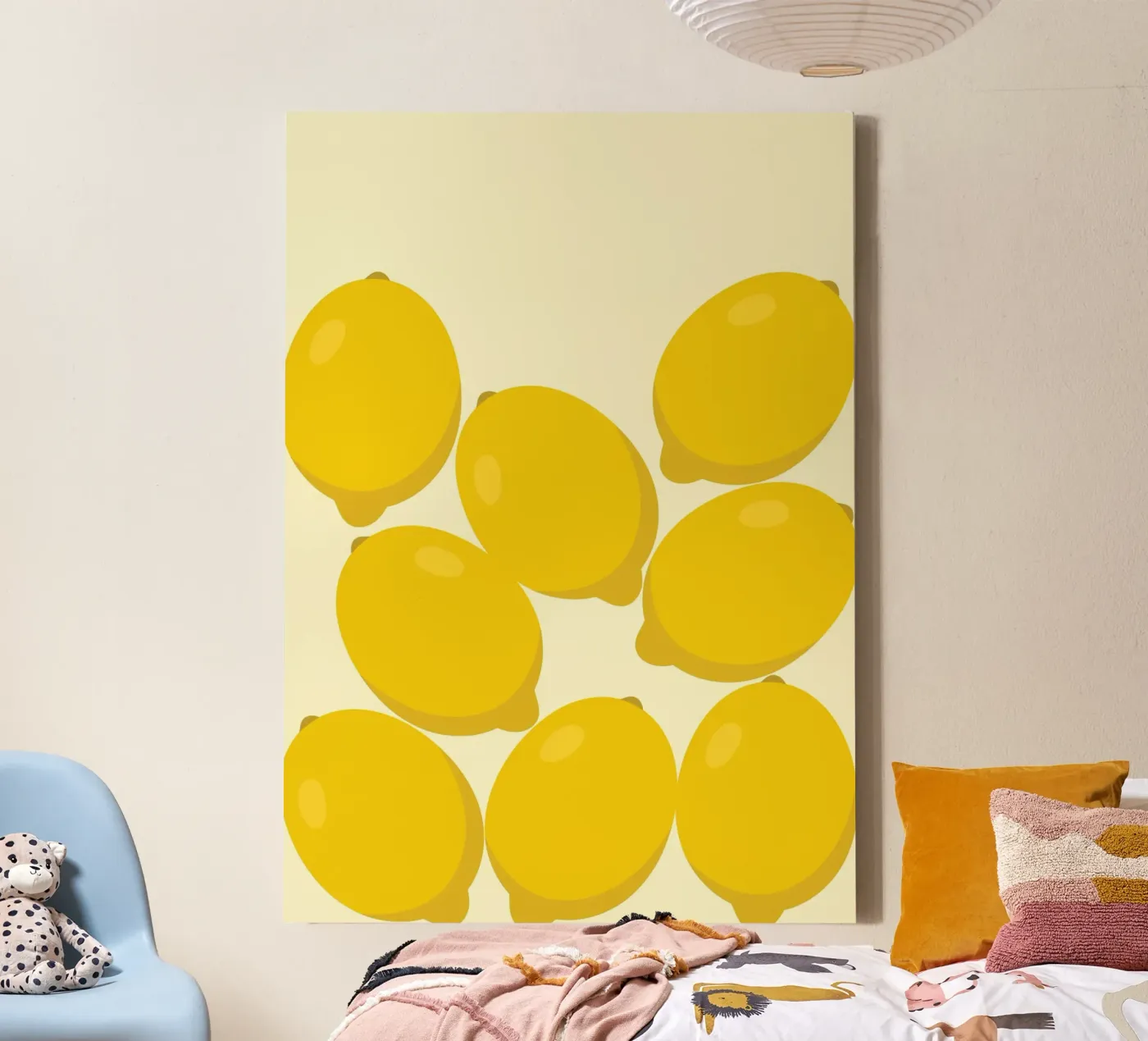 Lemon Stack Fresh canvas by Studio Fun Boy