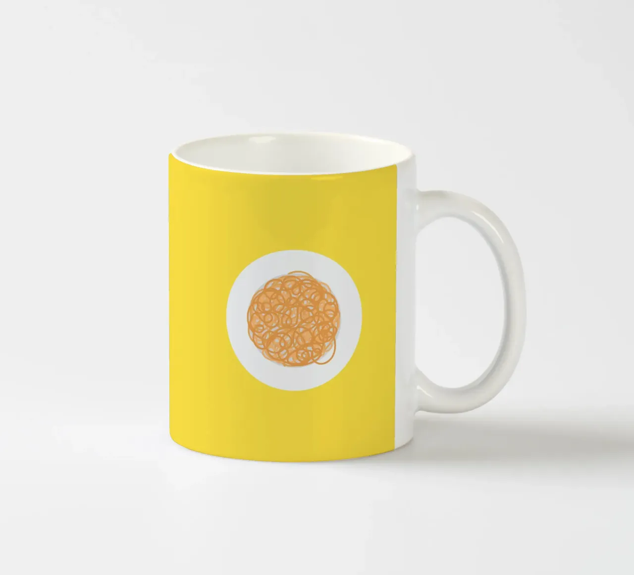 Cibo per tagliatelle piatto tazza in ceramica da Studio Fun Boy