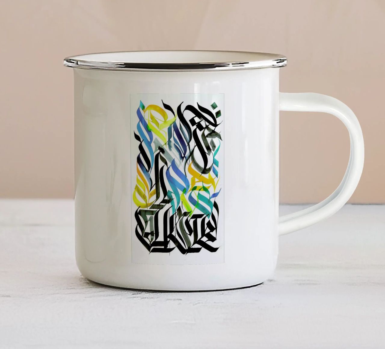 Future Shock tazza in smalto da Drury Brennan