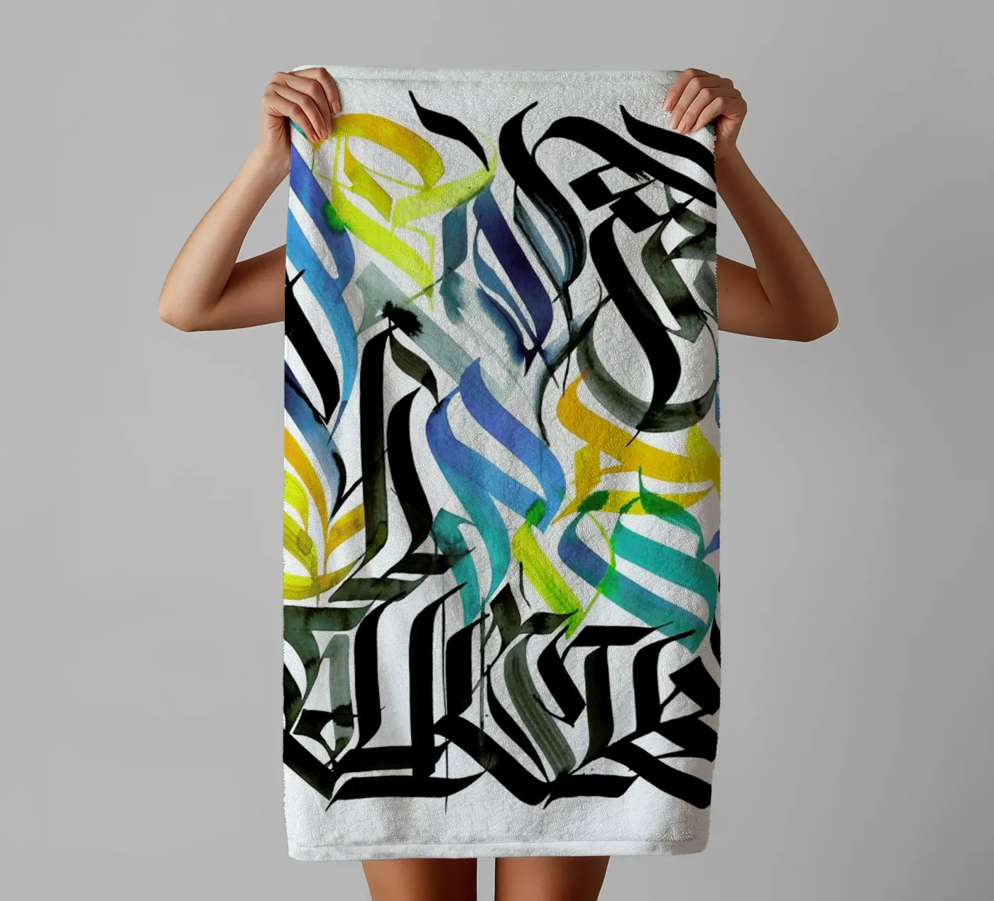 Future Shock towel by Drury Brennan