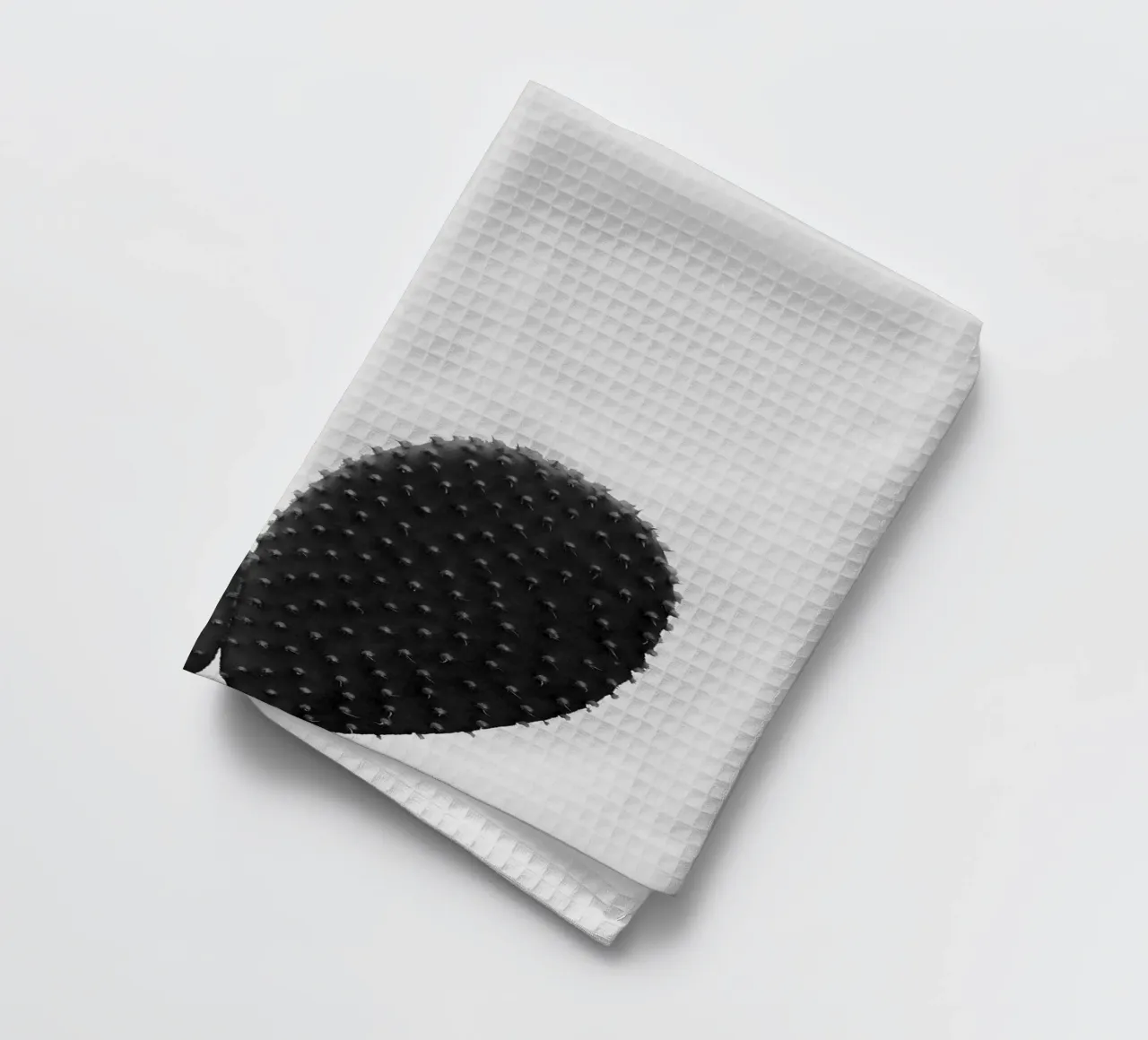 Cuore di cactus in bianco e nero canovaccio da cucina da Orara Studio
