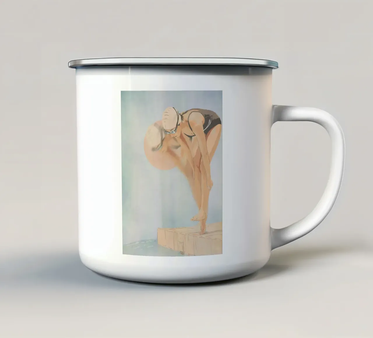 Un passo in più tazza in smalto da LaylaOzFun