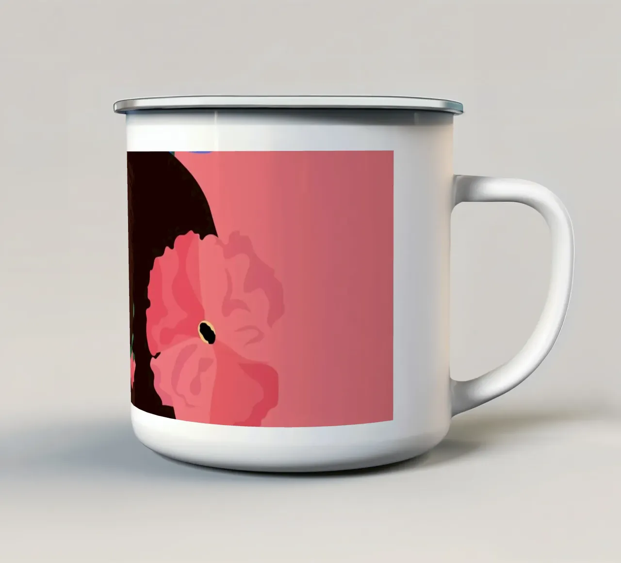 Flor tazza in smalto da Stuelleta