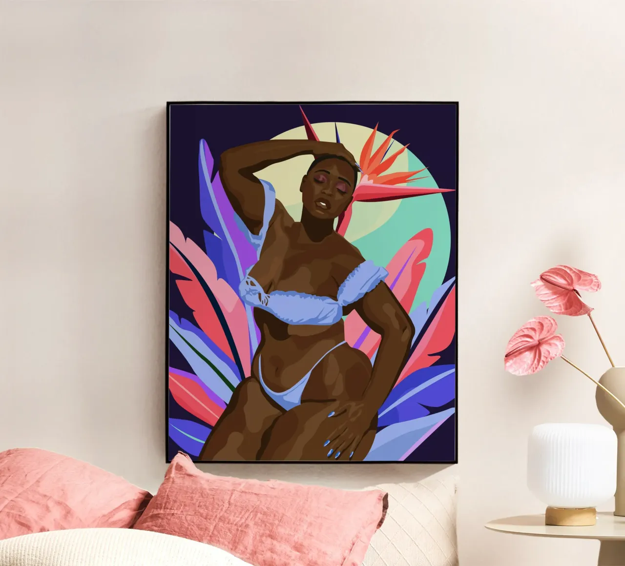 Fleur de nuit plexiglass da Stuelleta