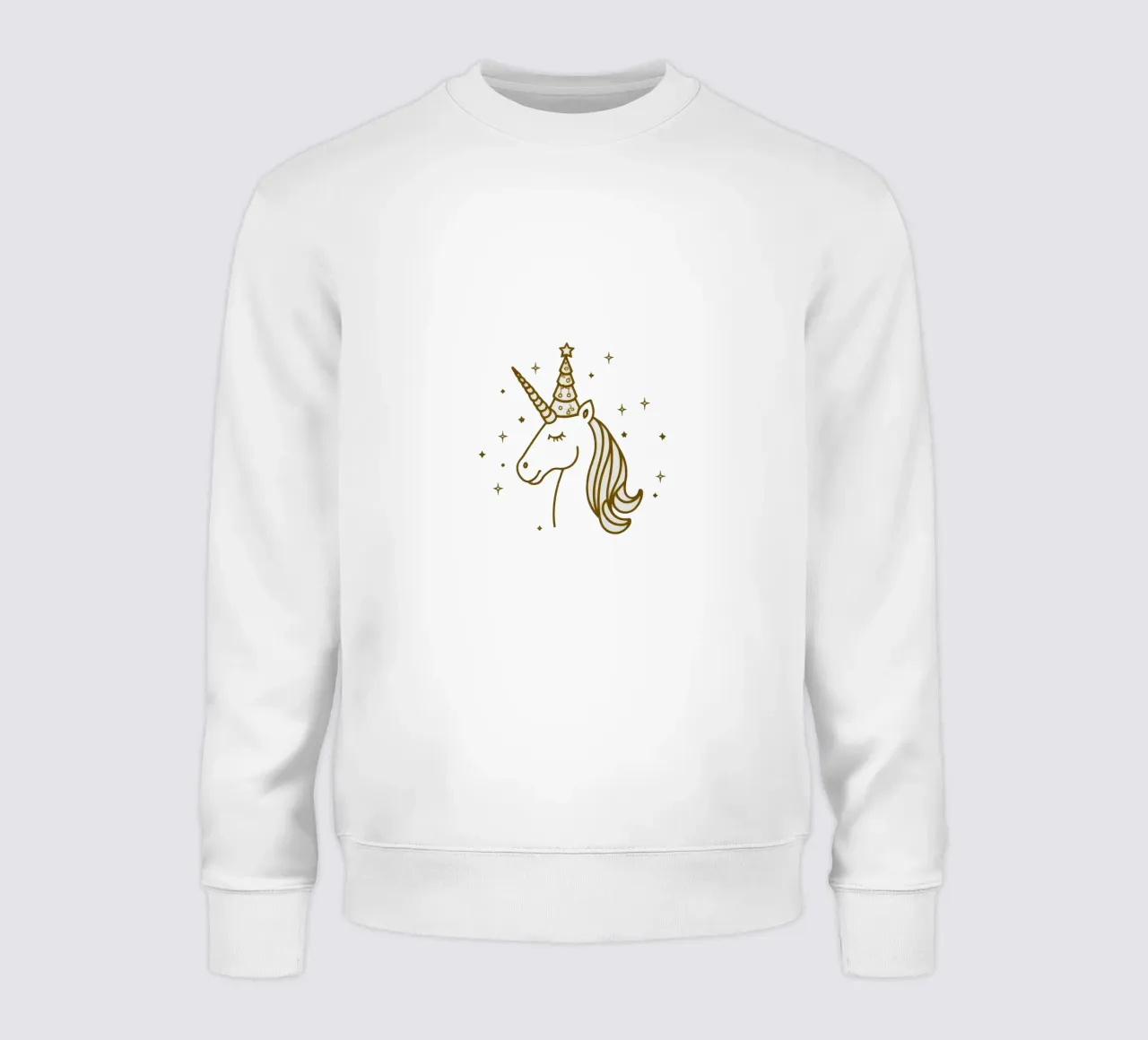 HMM,Smile Calm Unicorn felpa da WAWAN HEID