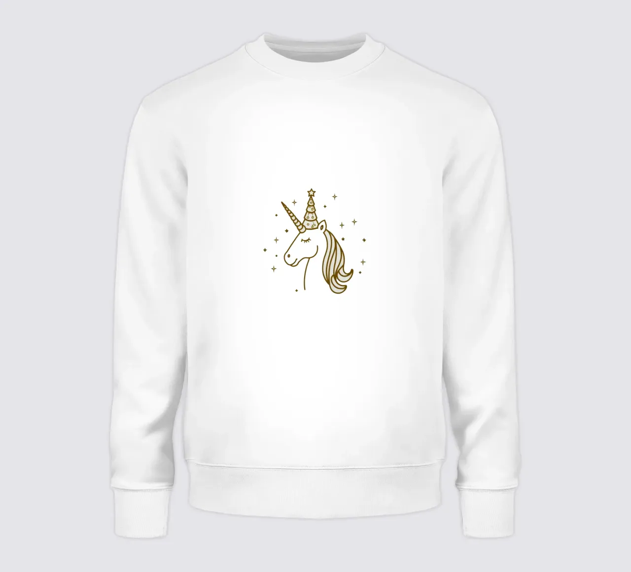 HMM,Smile Calm Unicorn felpa da WAWAN HEID